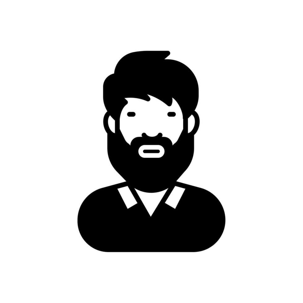 Hipster icon in vector. Illustration vector