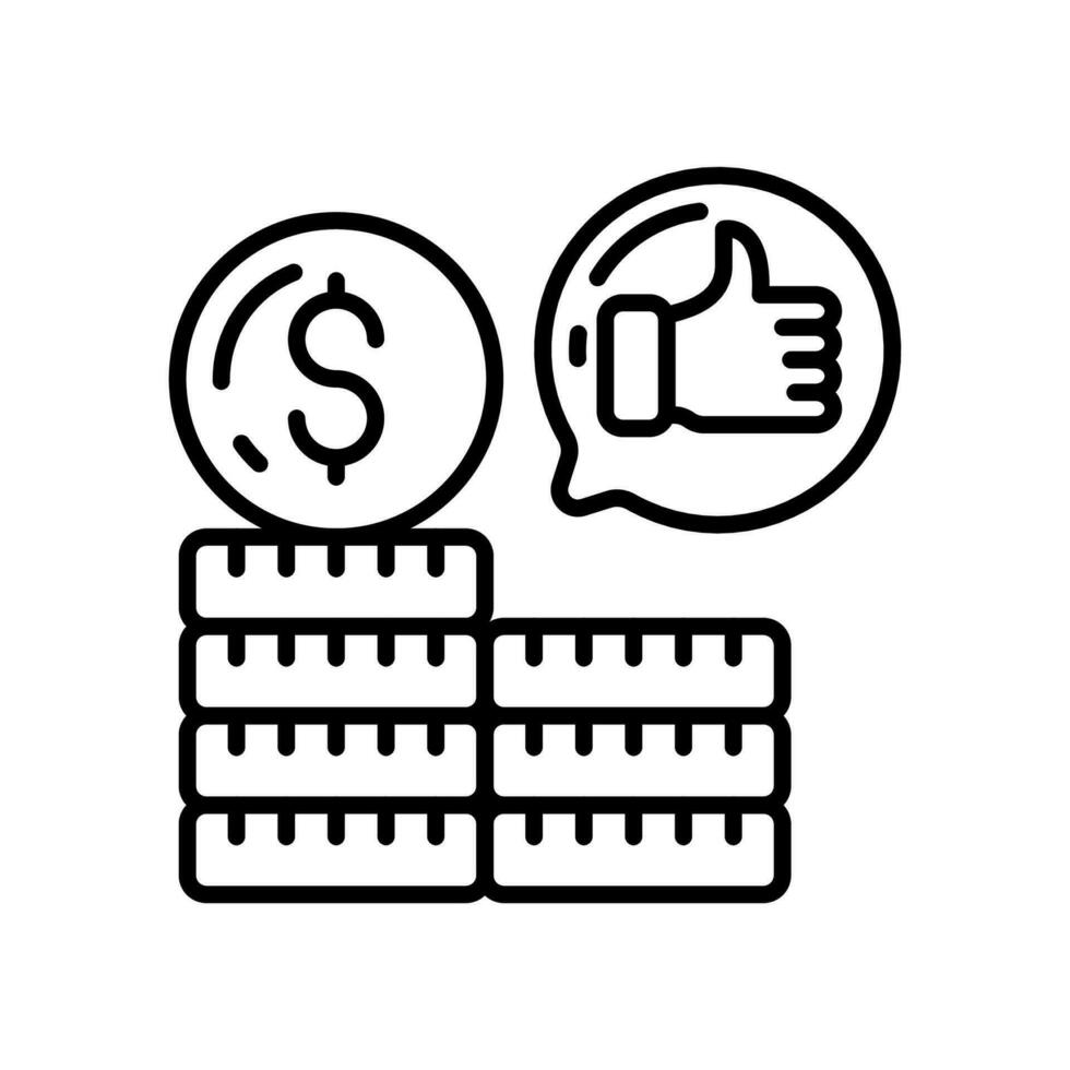 Cost Per Engagement icon in vector. Illustration vector