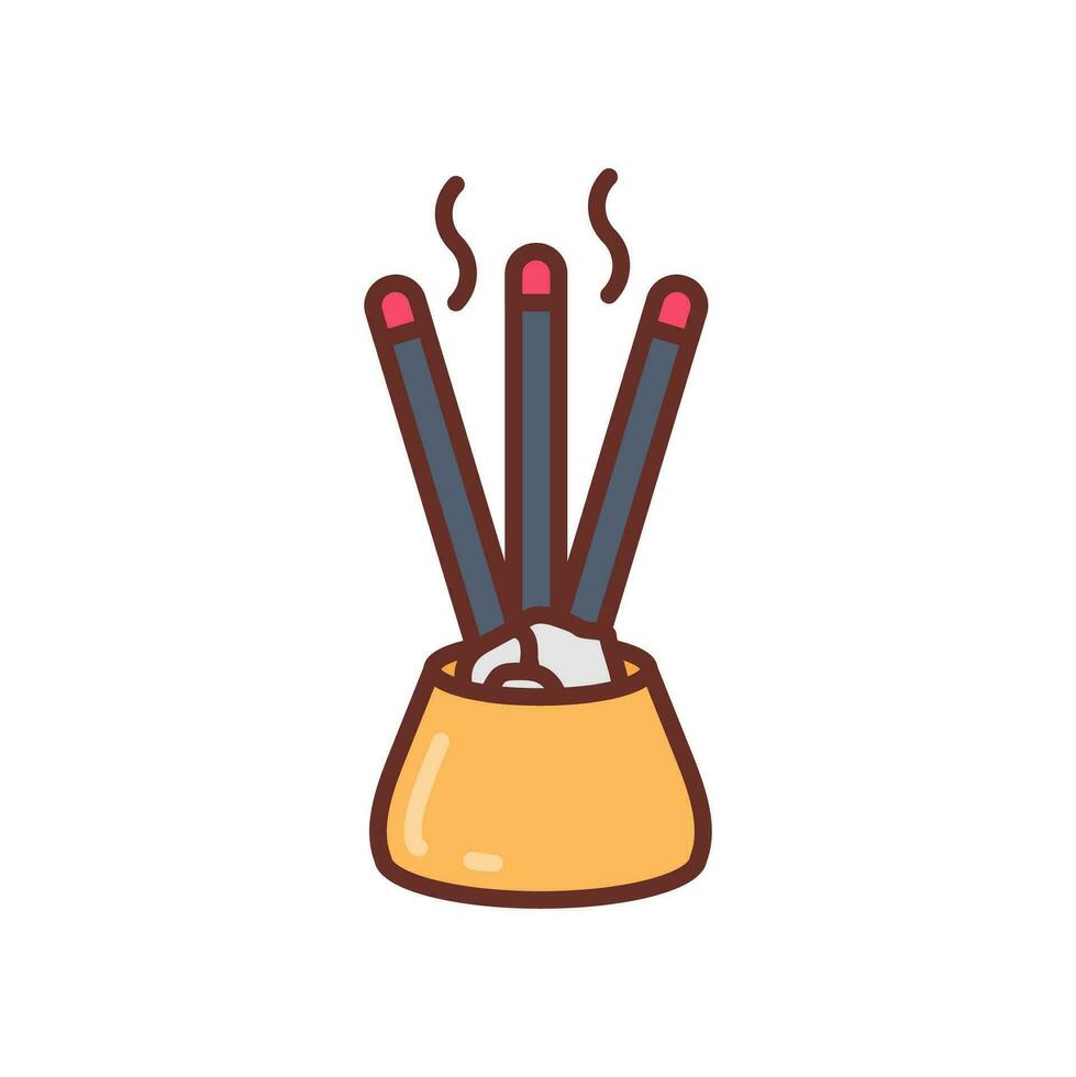 Incense Icon in vector. illustration vector