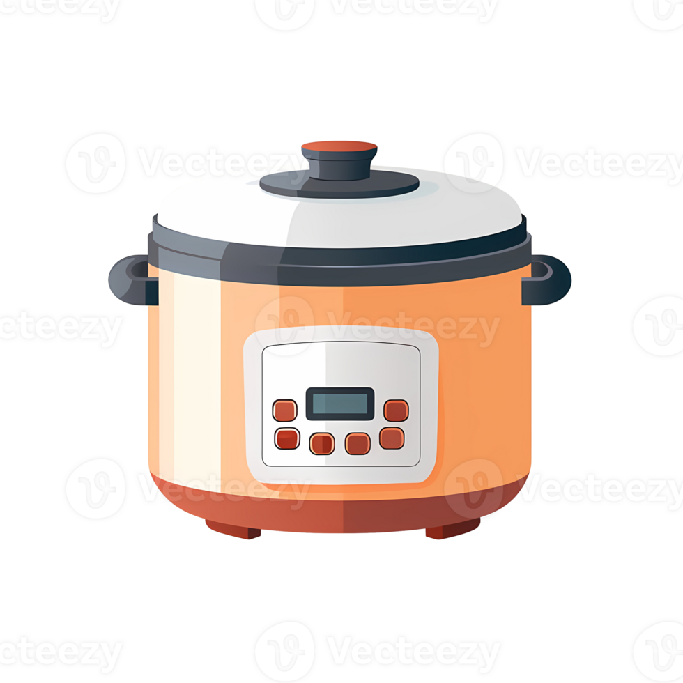 Ai generated cooker icon on transparent background png