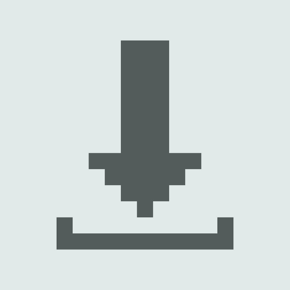 download icon vector pixel