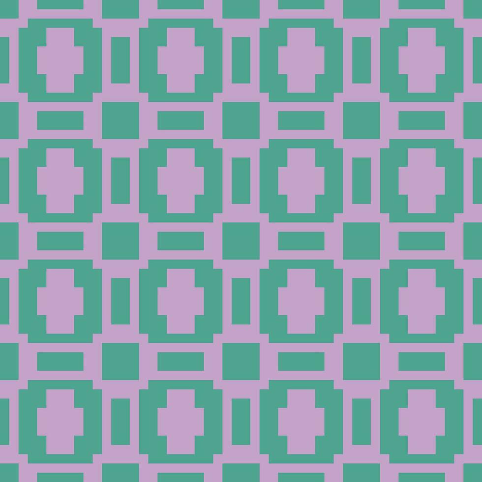 a purple and green geometric pattern vector