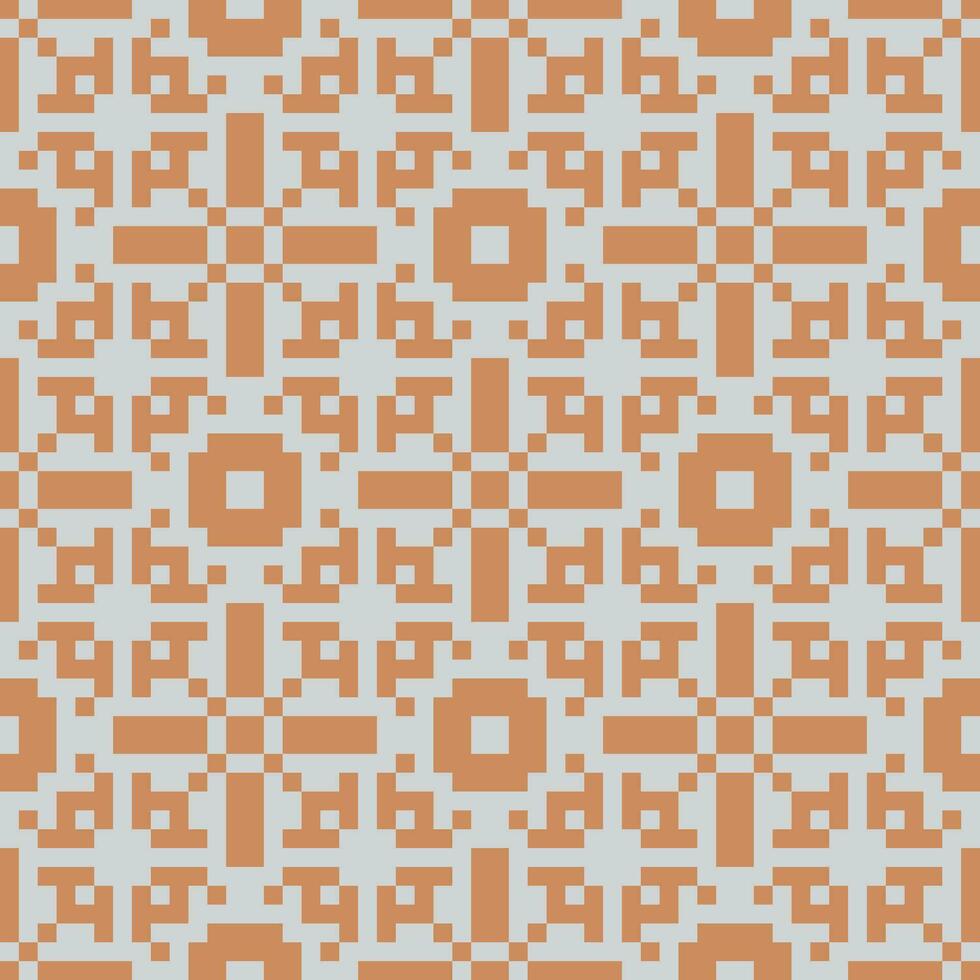 an orange and gray pattern with squares vector