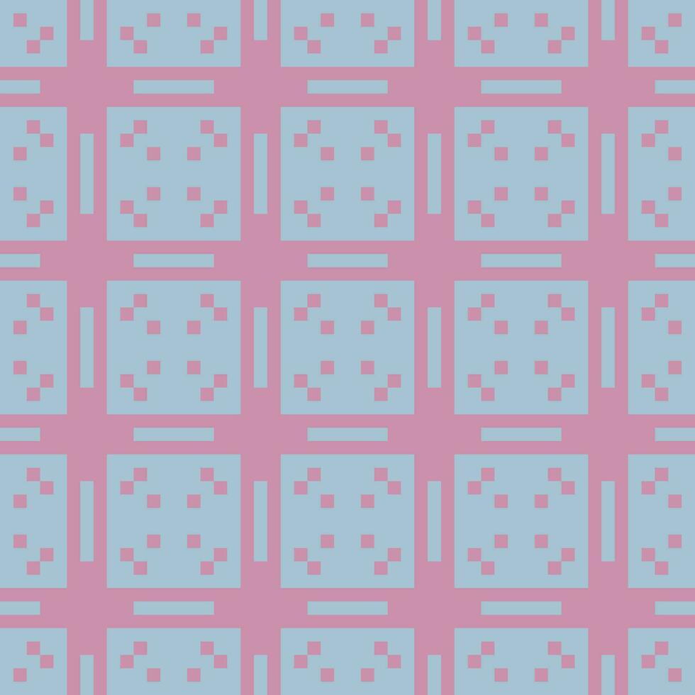 a blue and pink pattern with squares vector