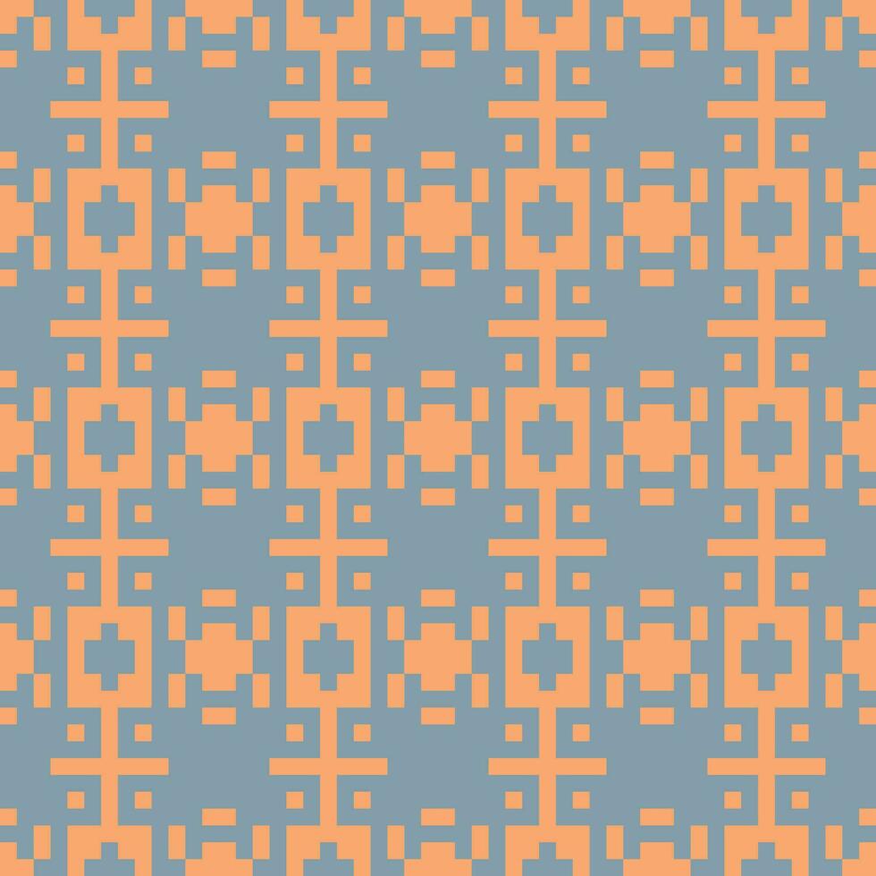an orange and blue geometric pattern 33207453 Vector Art at Vecteezy