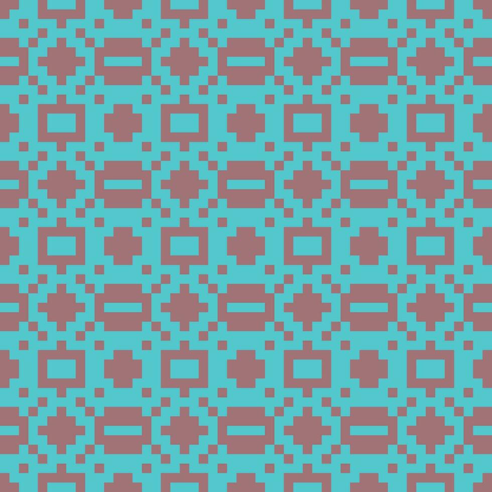 a blue and red geometric pattern vector