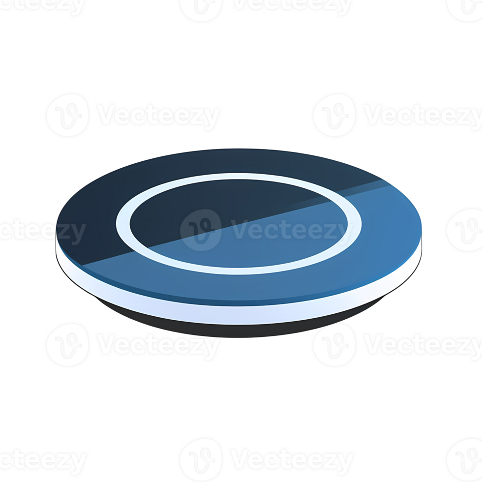Ai generated wireless charger flat design png