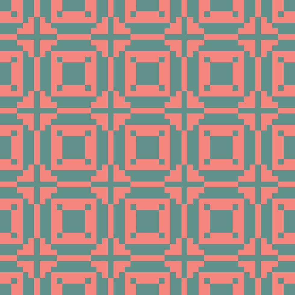 a pink and green geometric pattern vector