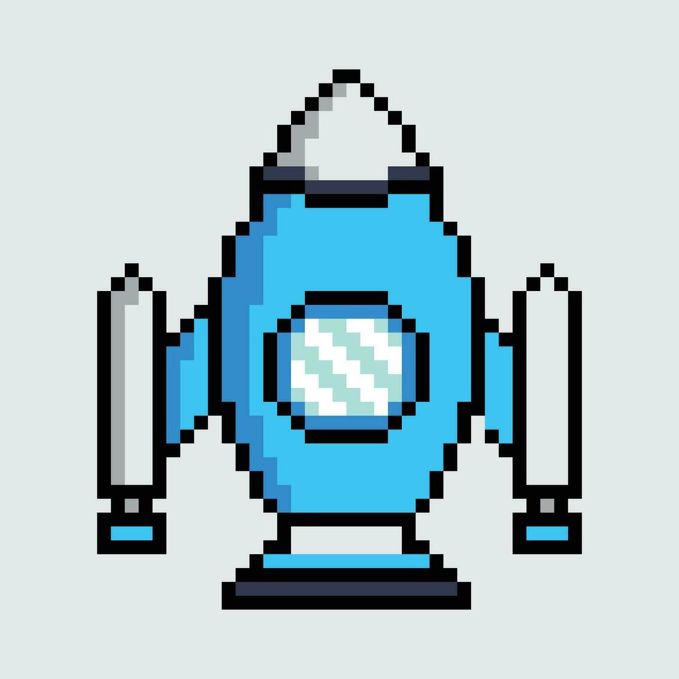 pixel art space rocket vector illustration