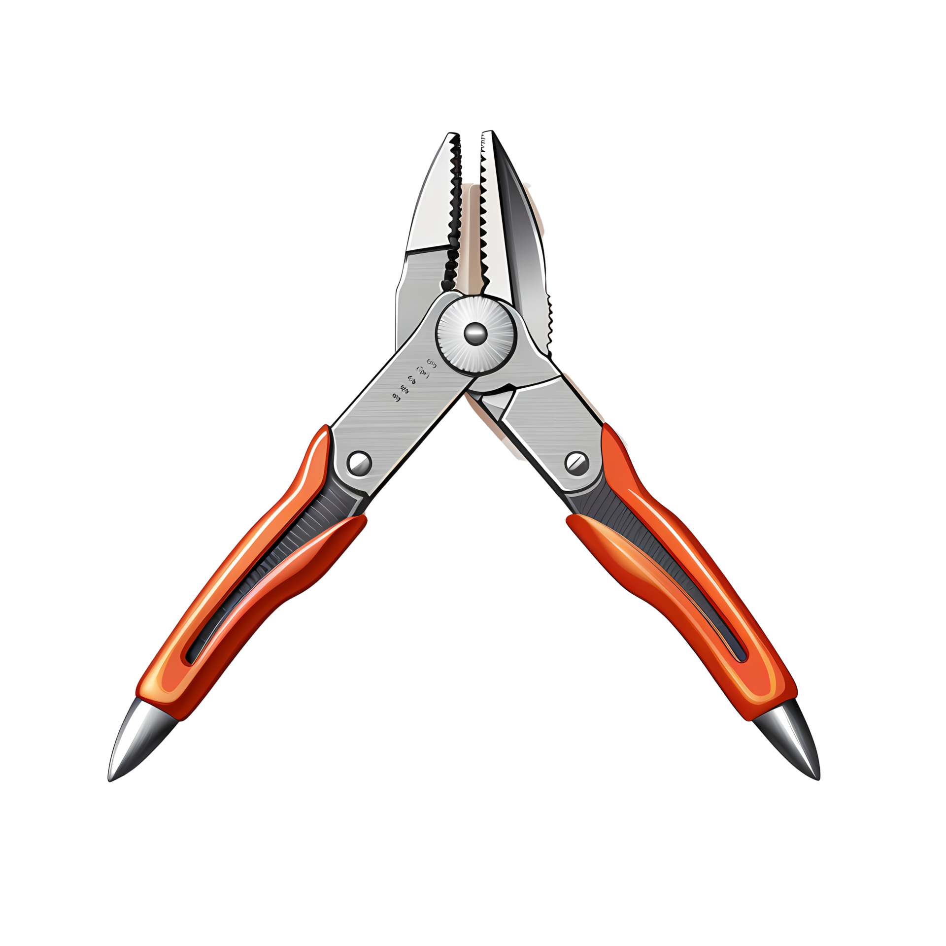 Ai generated pair of pliers on a transparent background 33207881 PNG