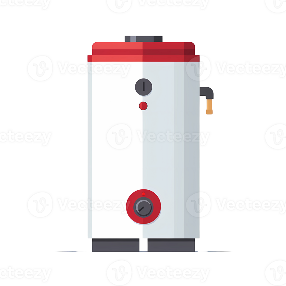 Ai generated water heater icon, water heater flat design. png