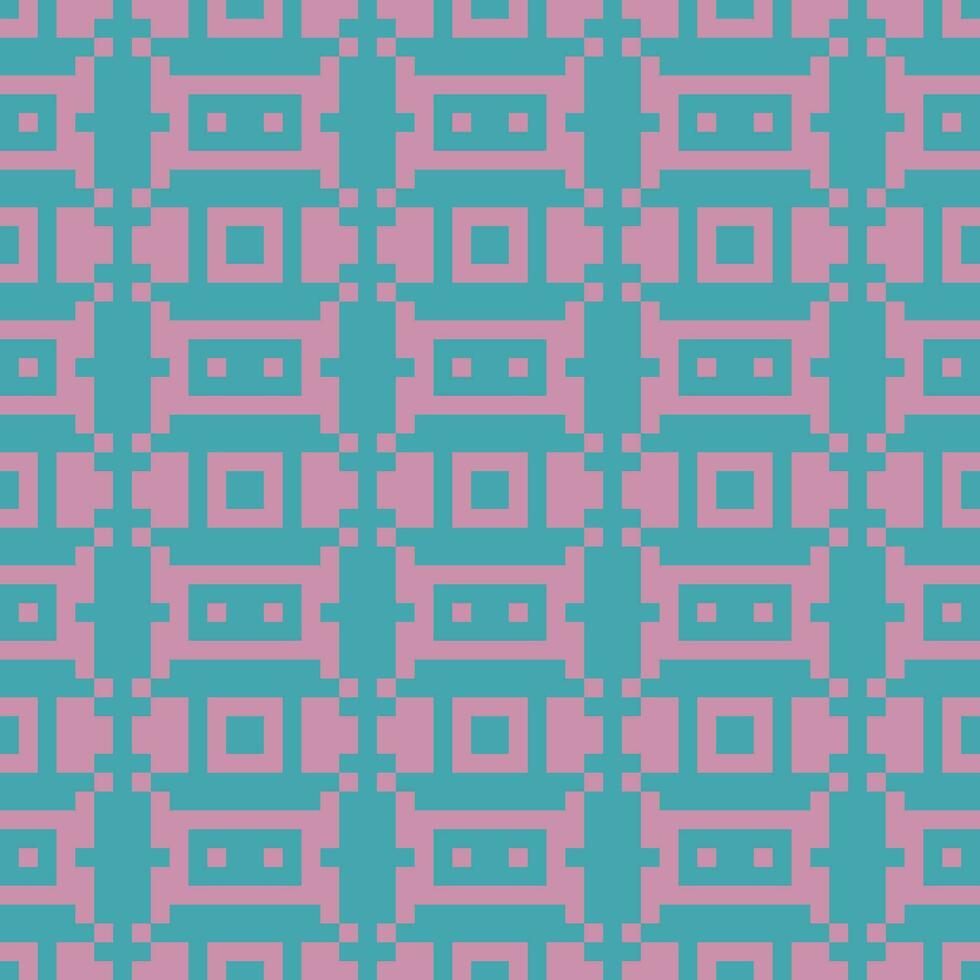 a blue and pink geometric pattern vector