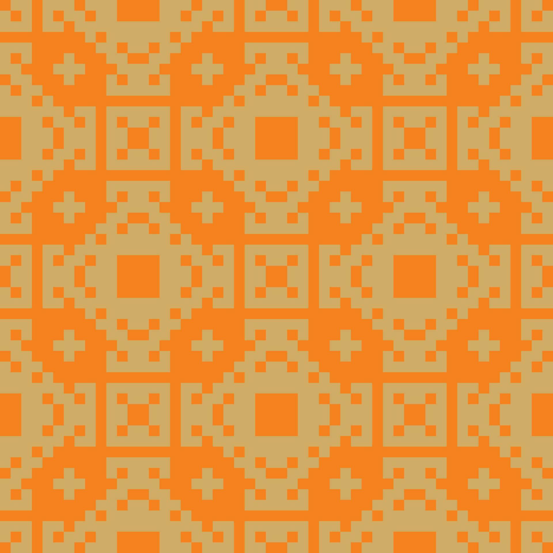 an orange and brown pattern with squares 33208170 Vector Art at Vecteezy