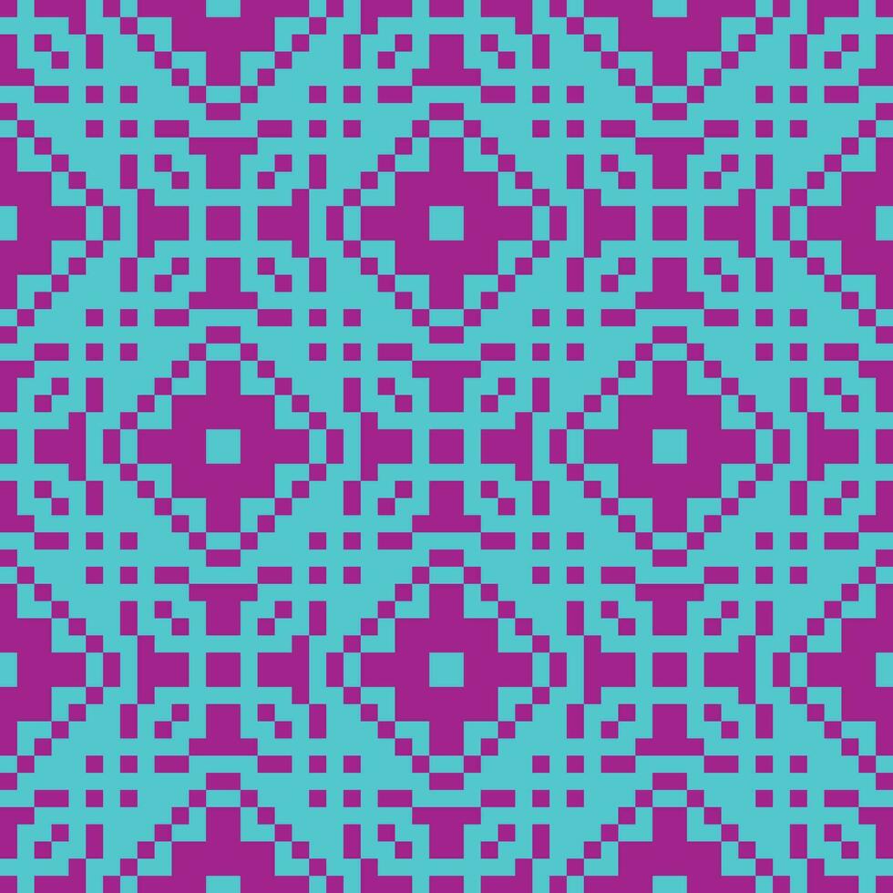 a purple and turquoise geometric pattern vector