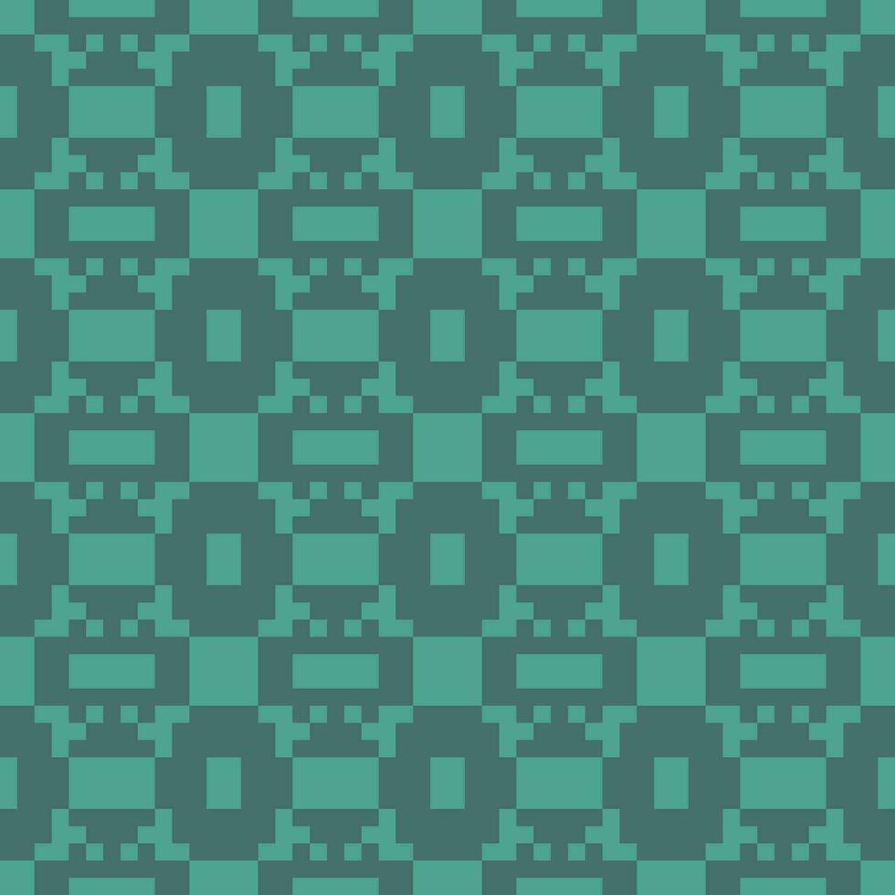 a green and blue checkered pattern vector
