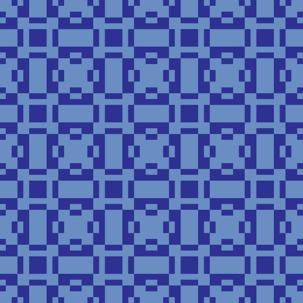 a blue and white checkered pattern vector