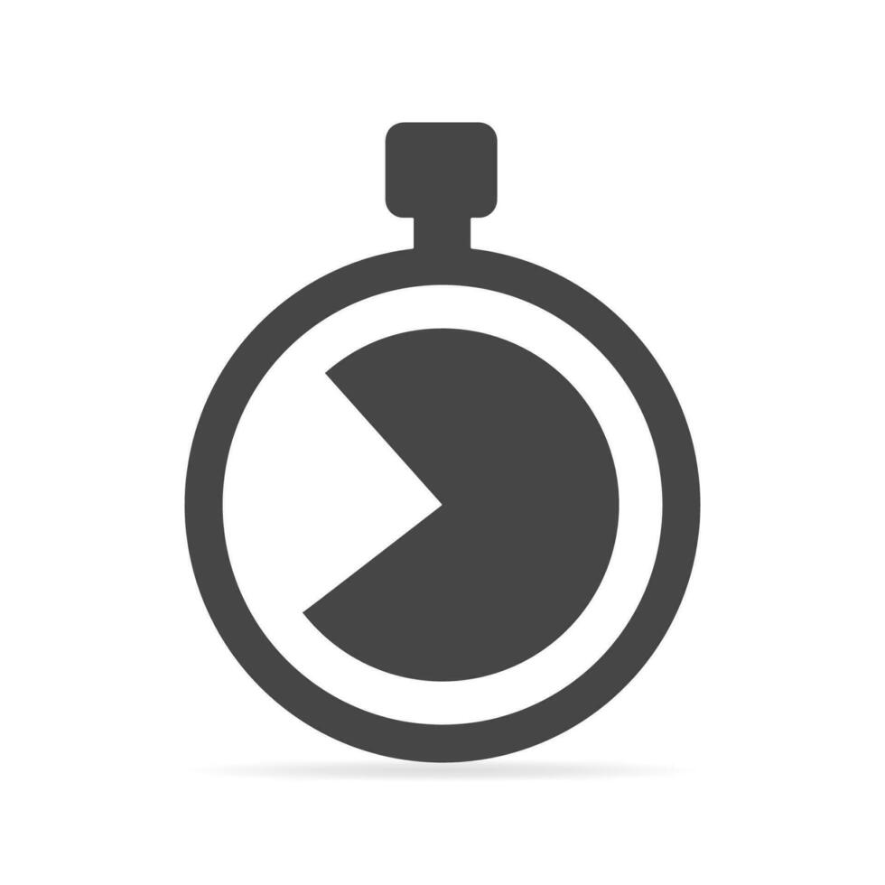 Stopwatch icon vector. Timer icon symbol illustration. vector