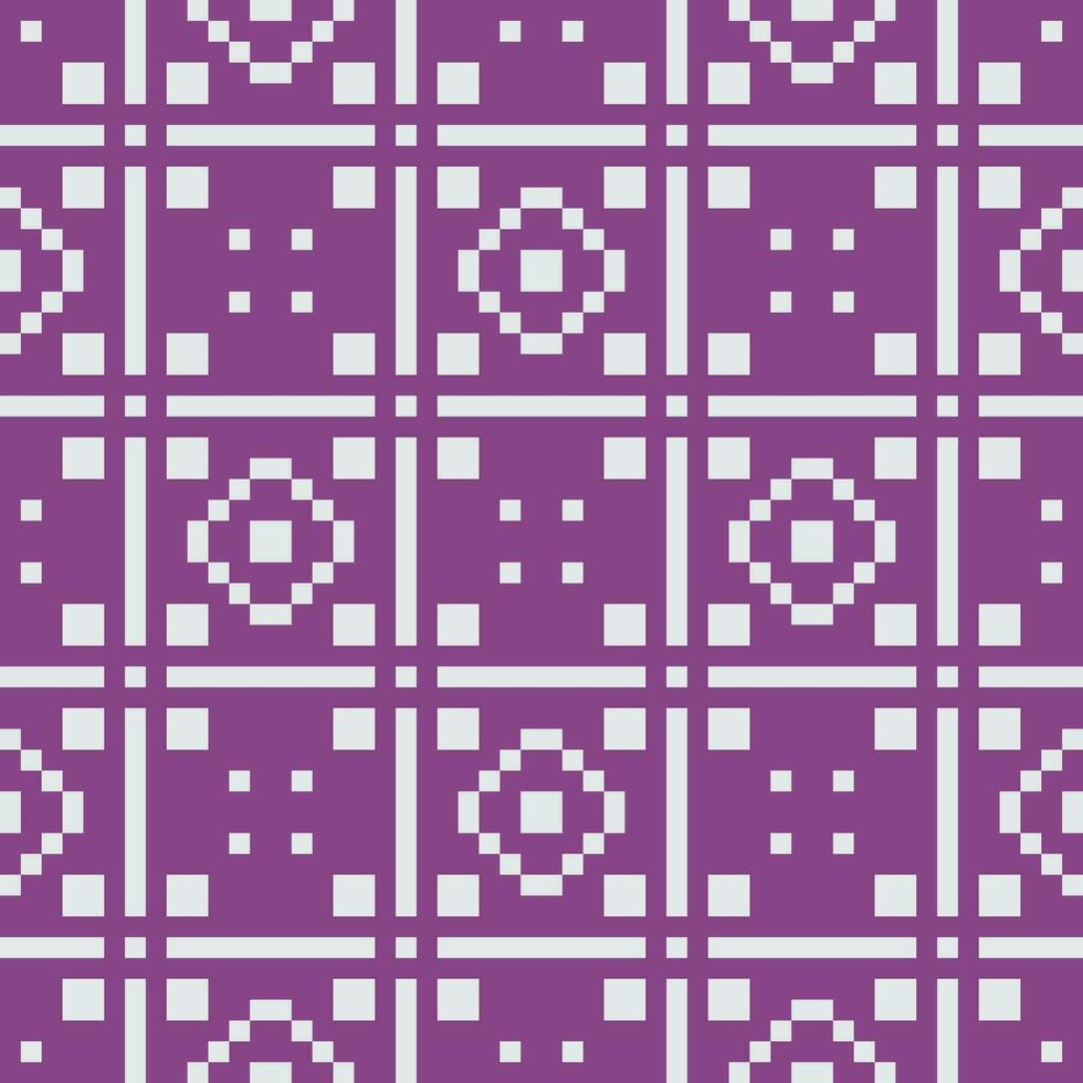 a purple and white square pattern vector