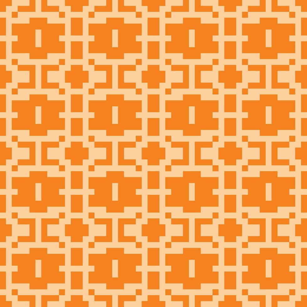 an orange and white geometric pattern vector