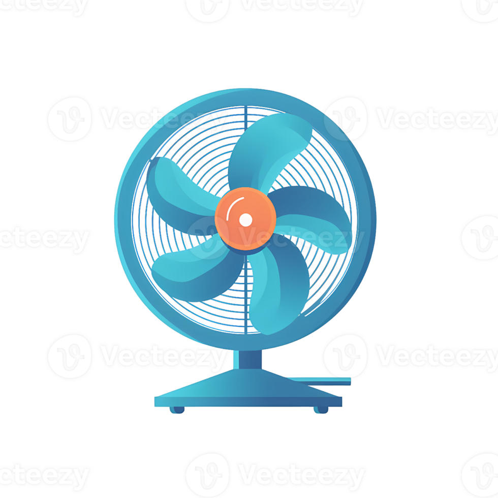 Ai generated fan icon on a transparent background png