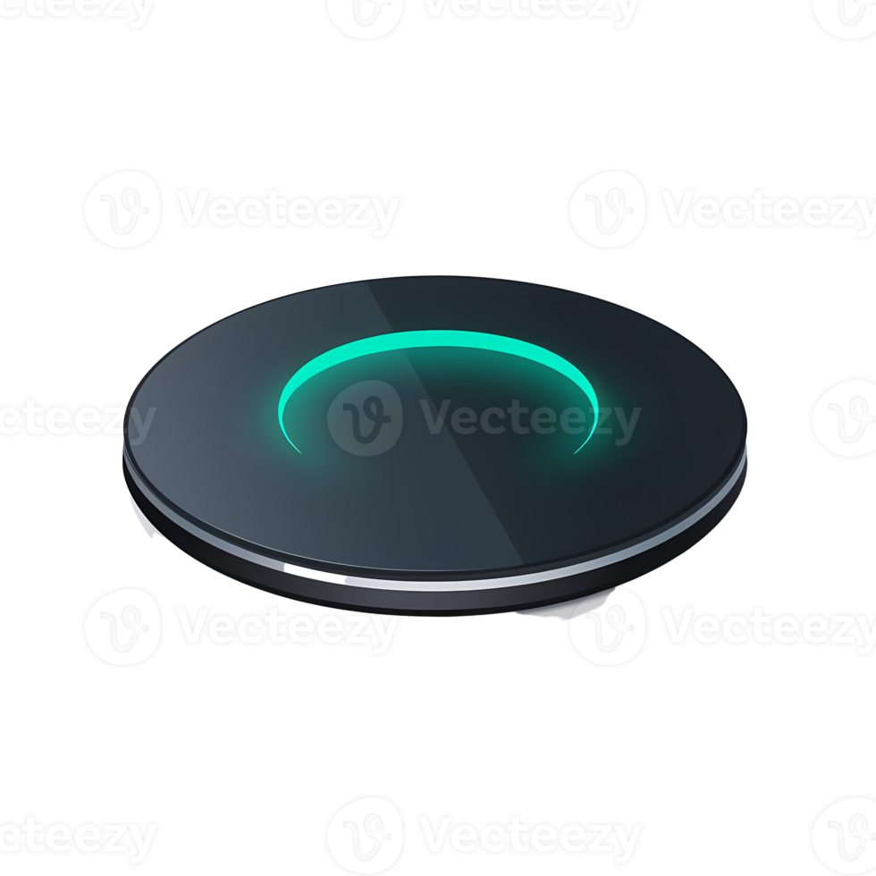 Ai generated wireless charger flat design png