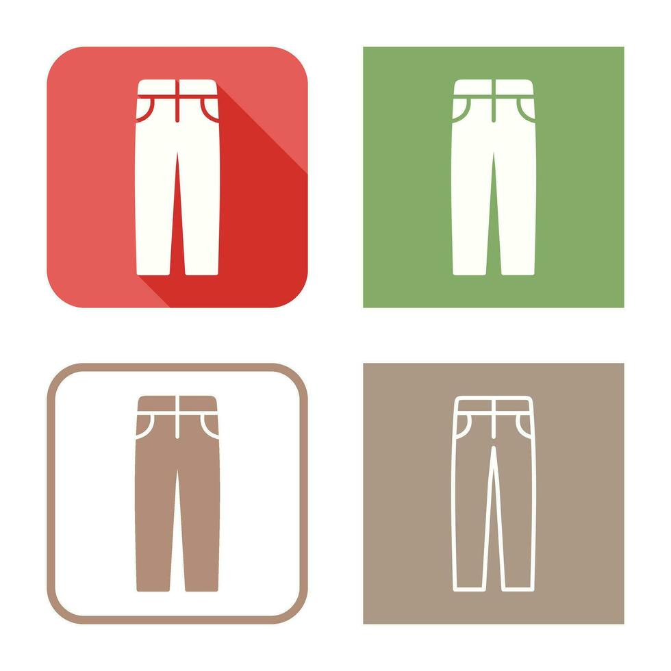 Men's Pants Vector Icon