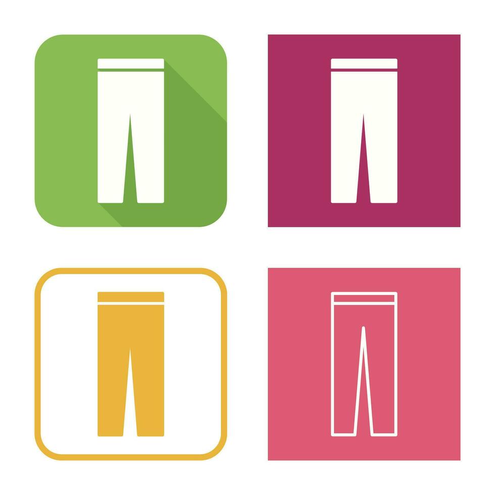 icono de vector de pantalones