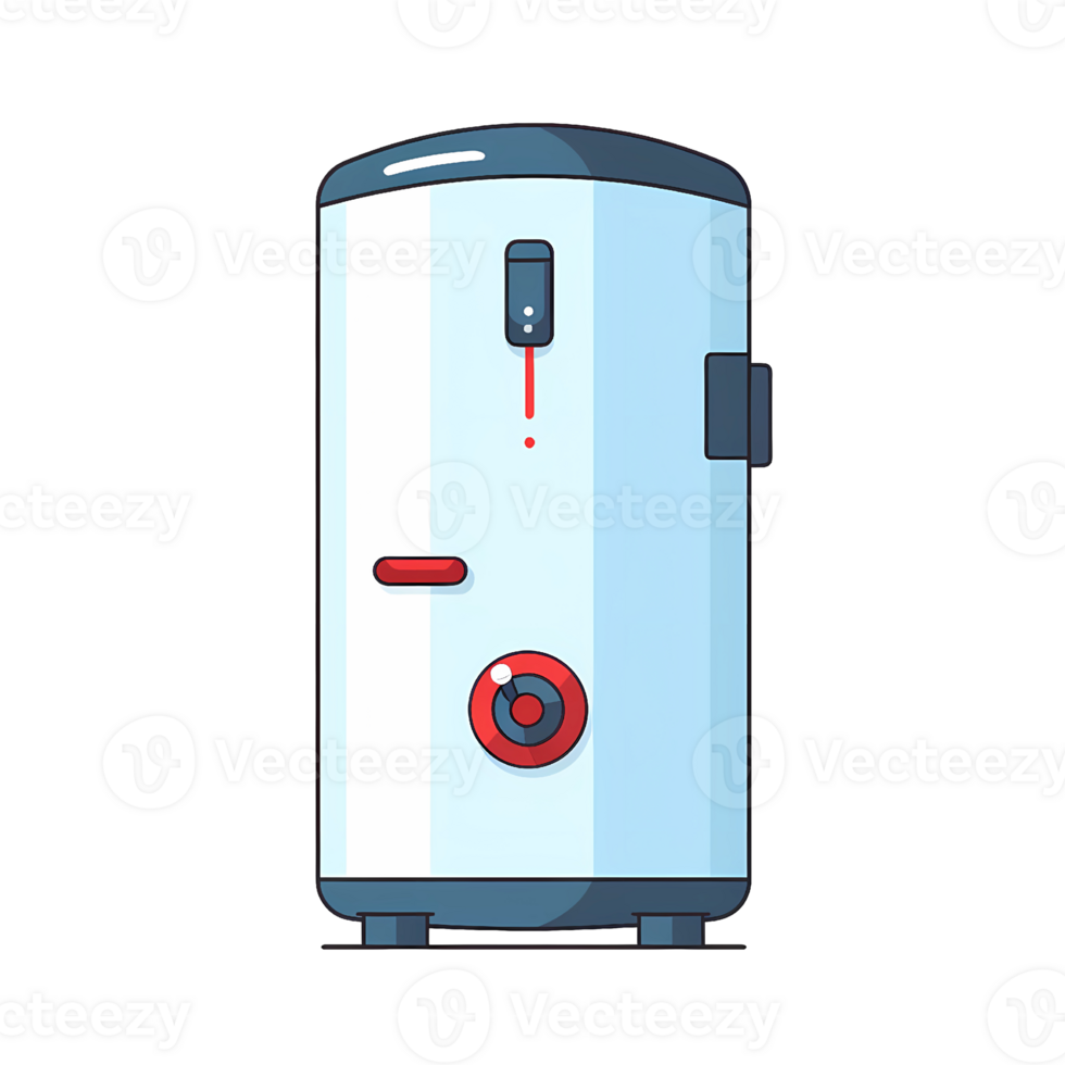 Ai generated water heater icon, water heater flat design. png