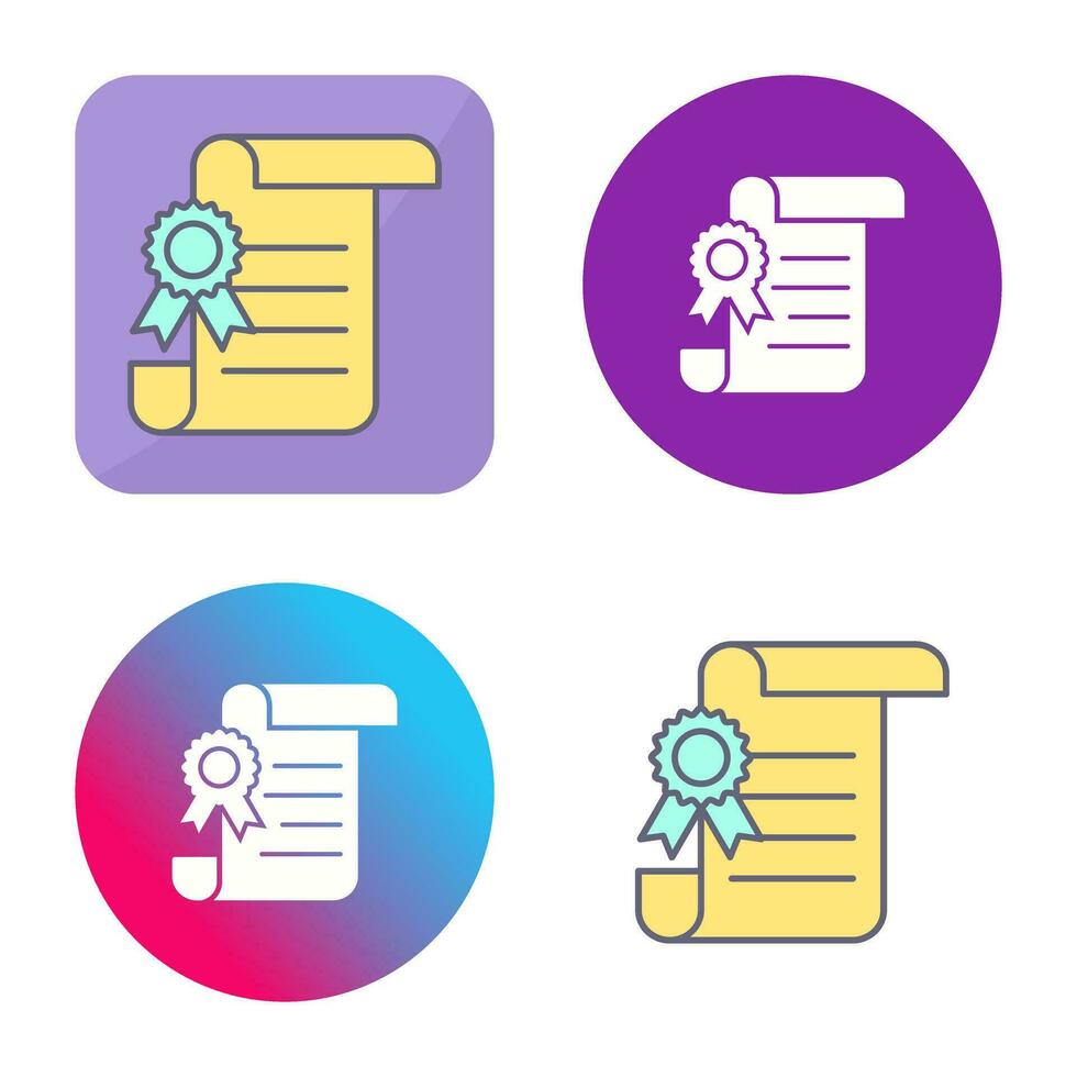 Legal Paper Vector Icon