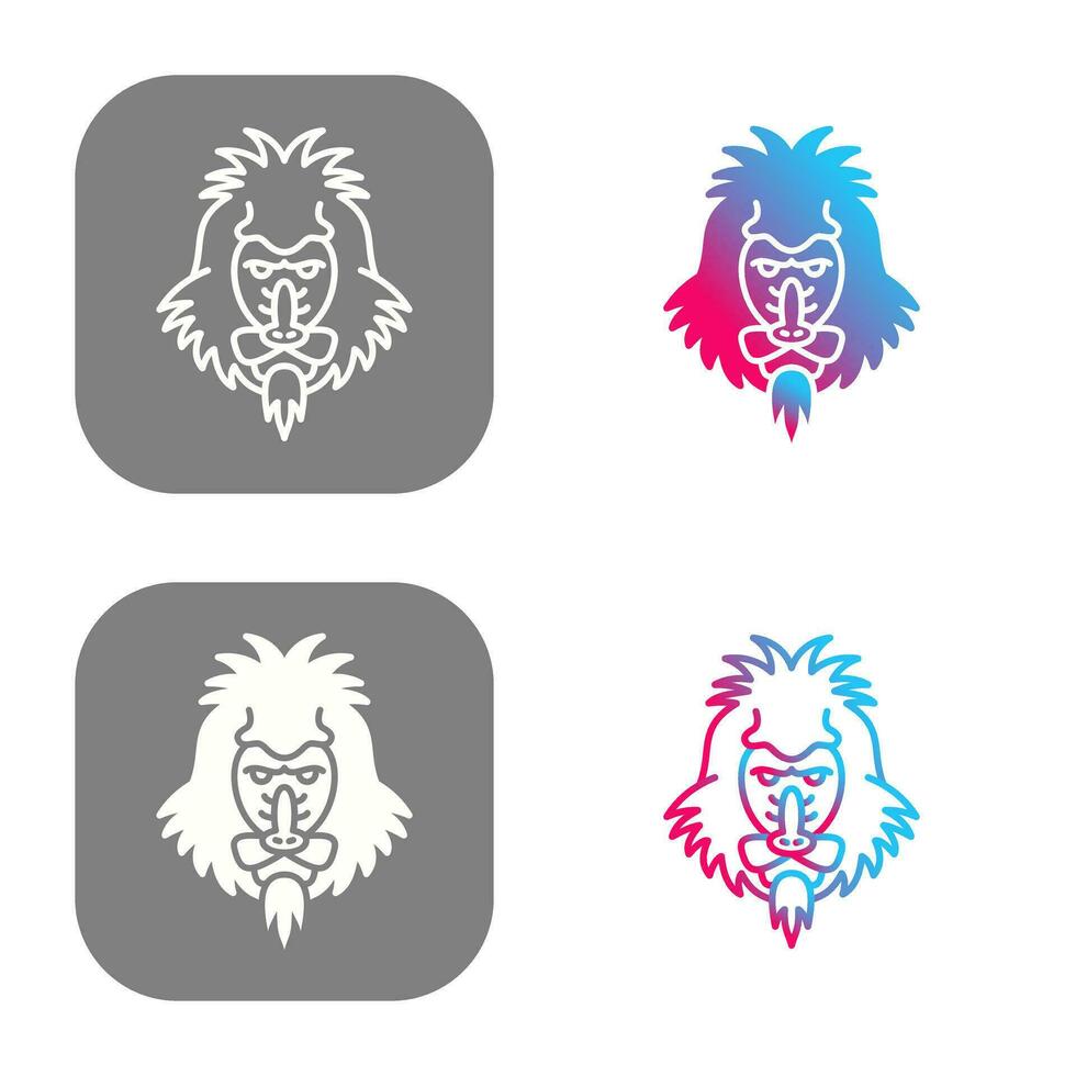 Mandrill Vector Icon