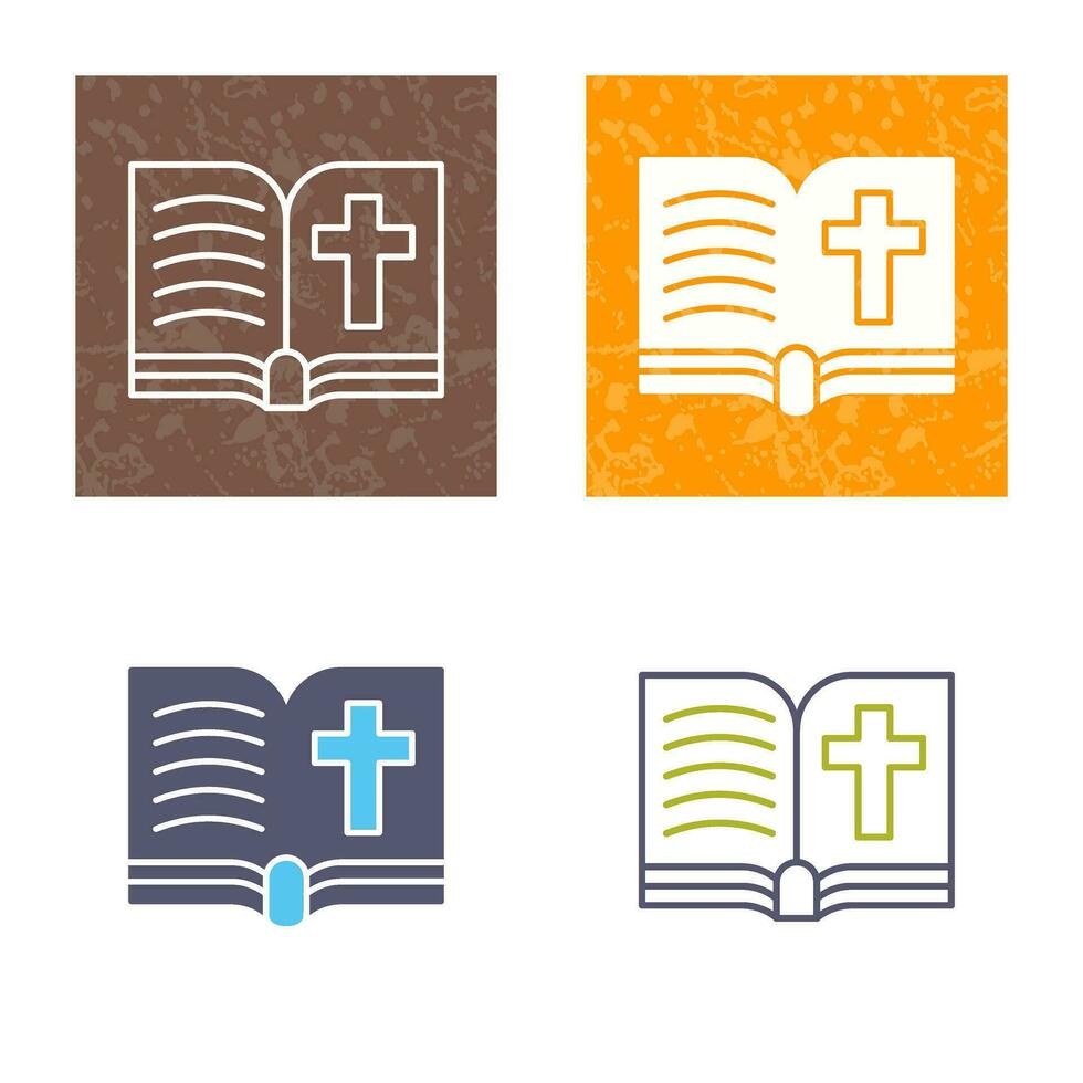 icono de vector de biblia