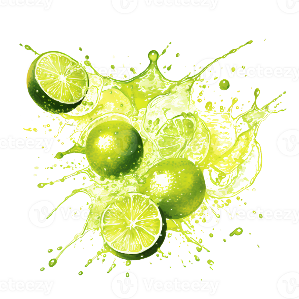 Ai Generated Lime Juice Splash Flat Design 33209296 PNG ai-generated-lime-juice-splash-flat-design-33209296-png