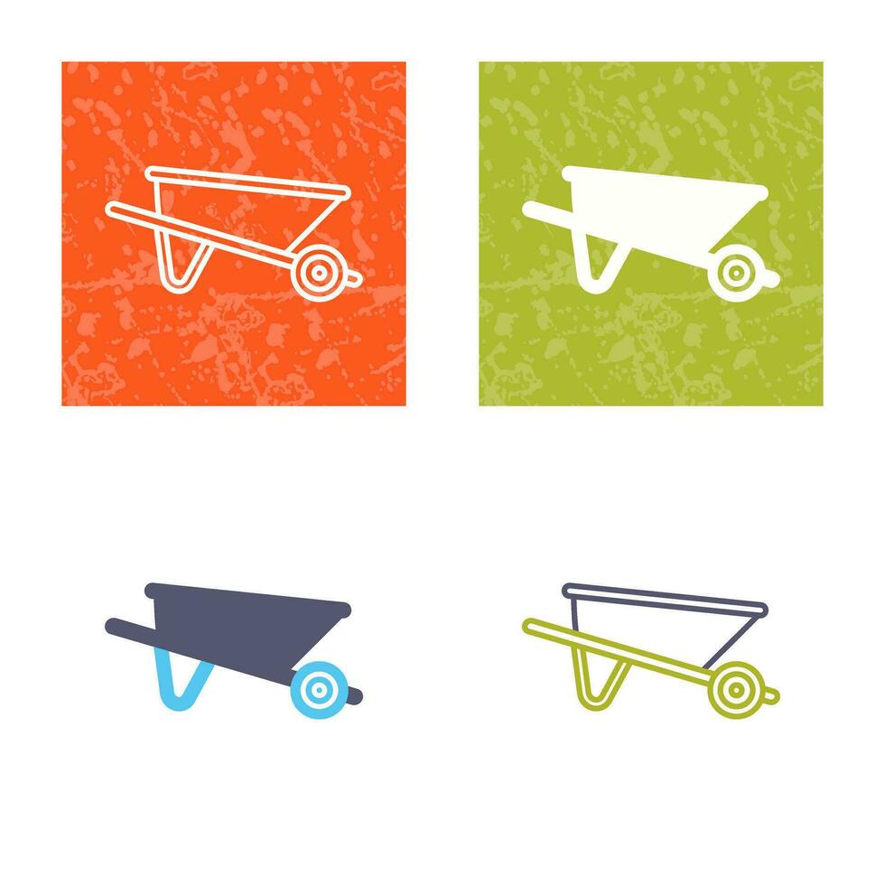 Wheelbarrow Vector Icon