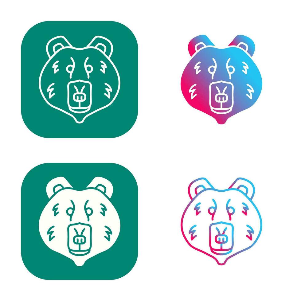 Polar Bear Vector Icon