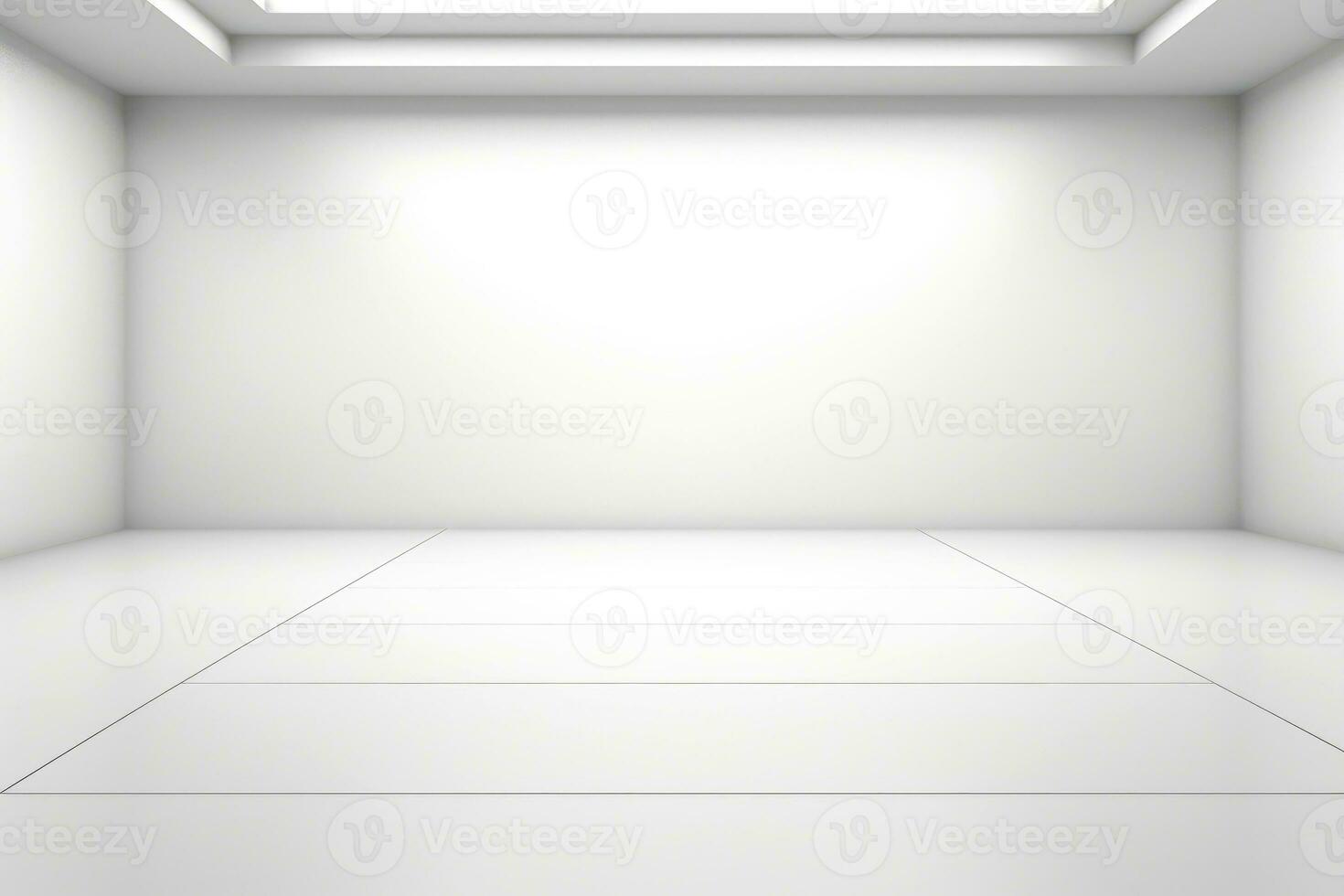 Abstract futuristic architecture background, Minimal technology white backdrop, Generative AI photo