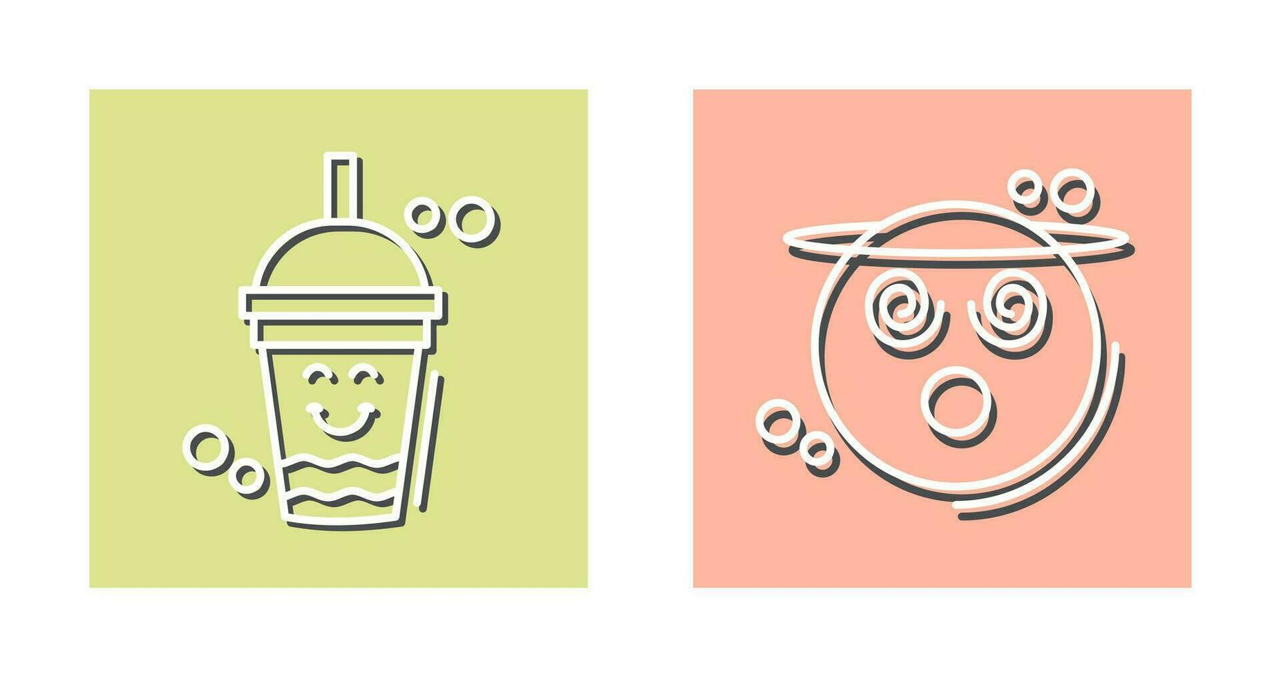 Drink and Dizzy Icon vector