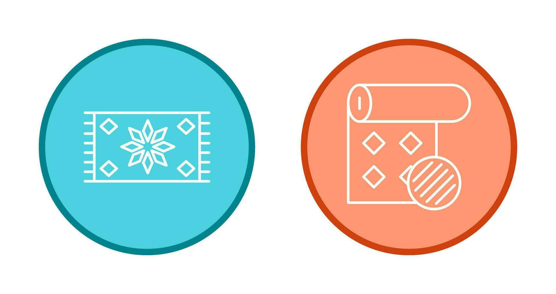 Carpet and Wallpaper Icon vector