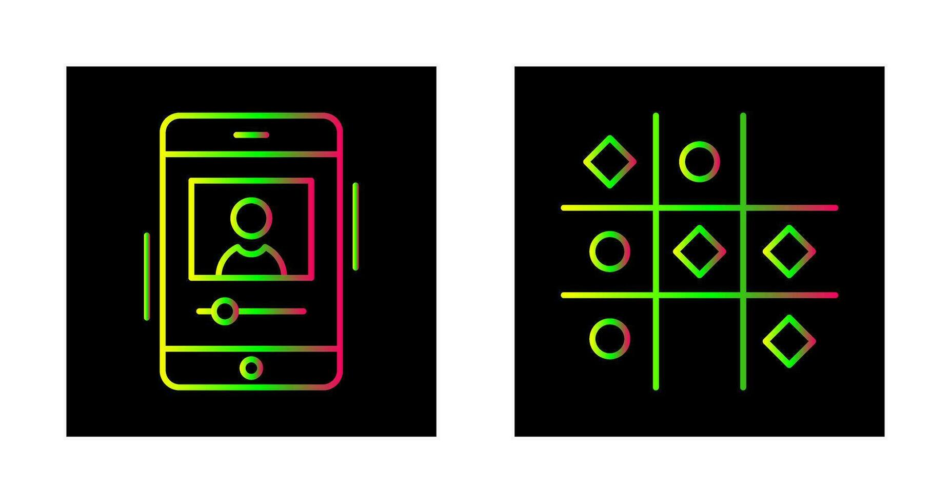 log and Tic Tac Toe Icon vector