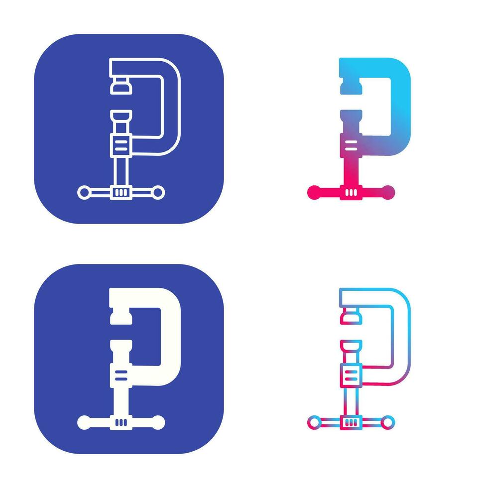 Clamp Vector Icon