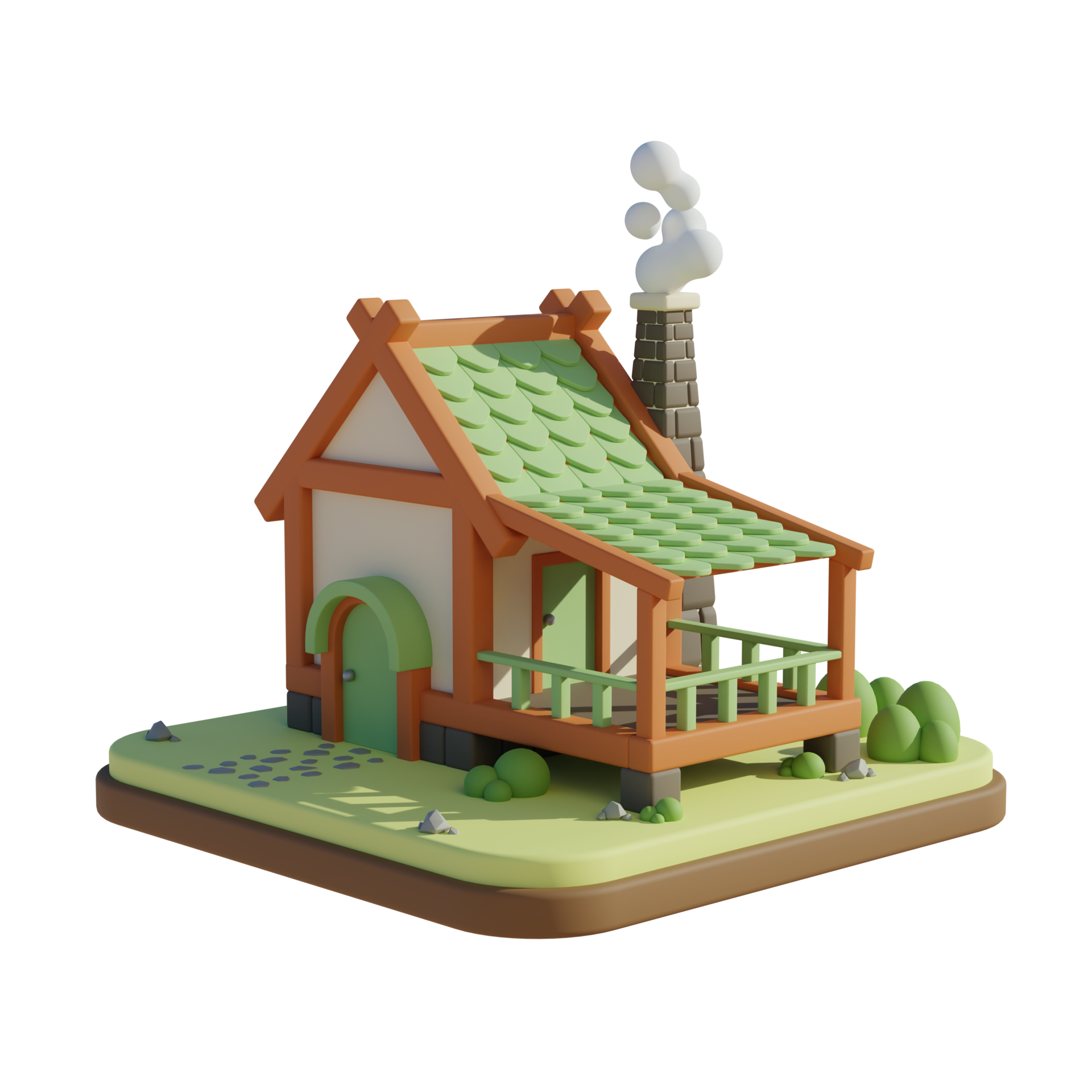 Green Cottage House 33210018 PNG architecture-blueprints-interior-architecture-drawing-architecture