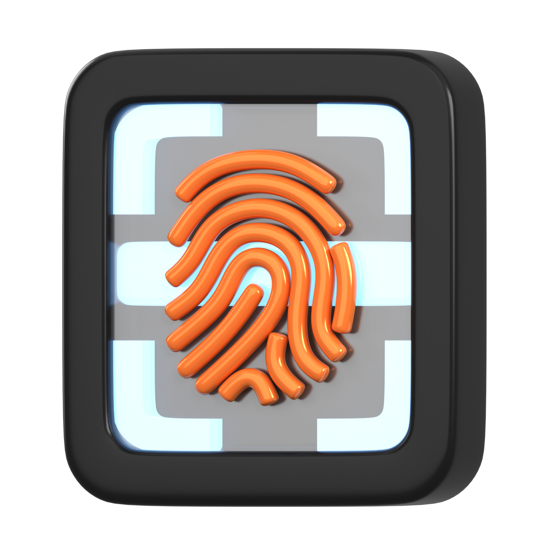 Finger Print Scanner 3D model 33210019 PNG