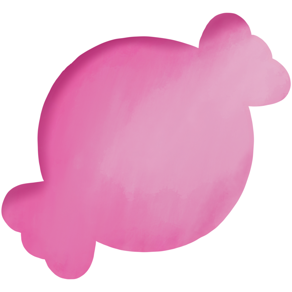 brilhante Rosa aguarela pintura semelhante a uma açucarado doce. png