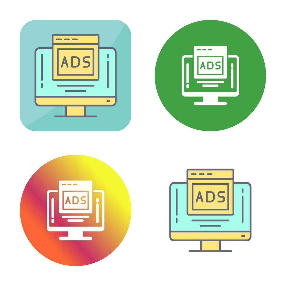Digital Advertising Vector Icon