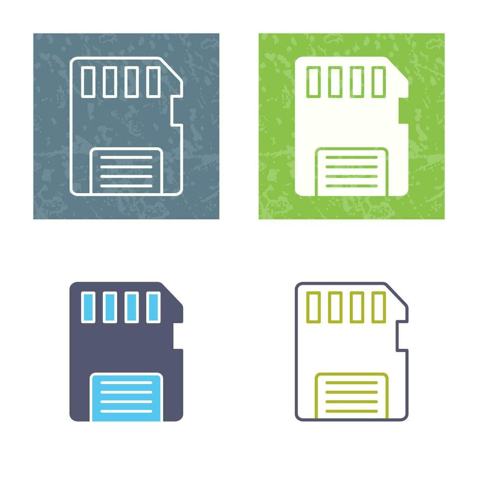 Memory Card Vector Icon