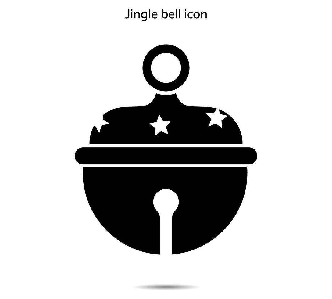 Jingle bell icon, Vector illustration