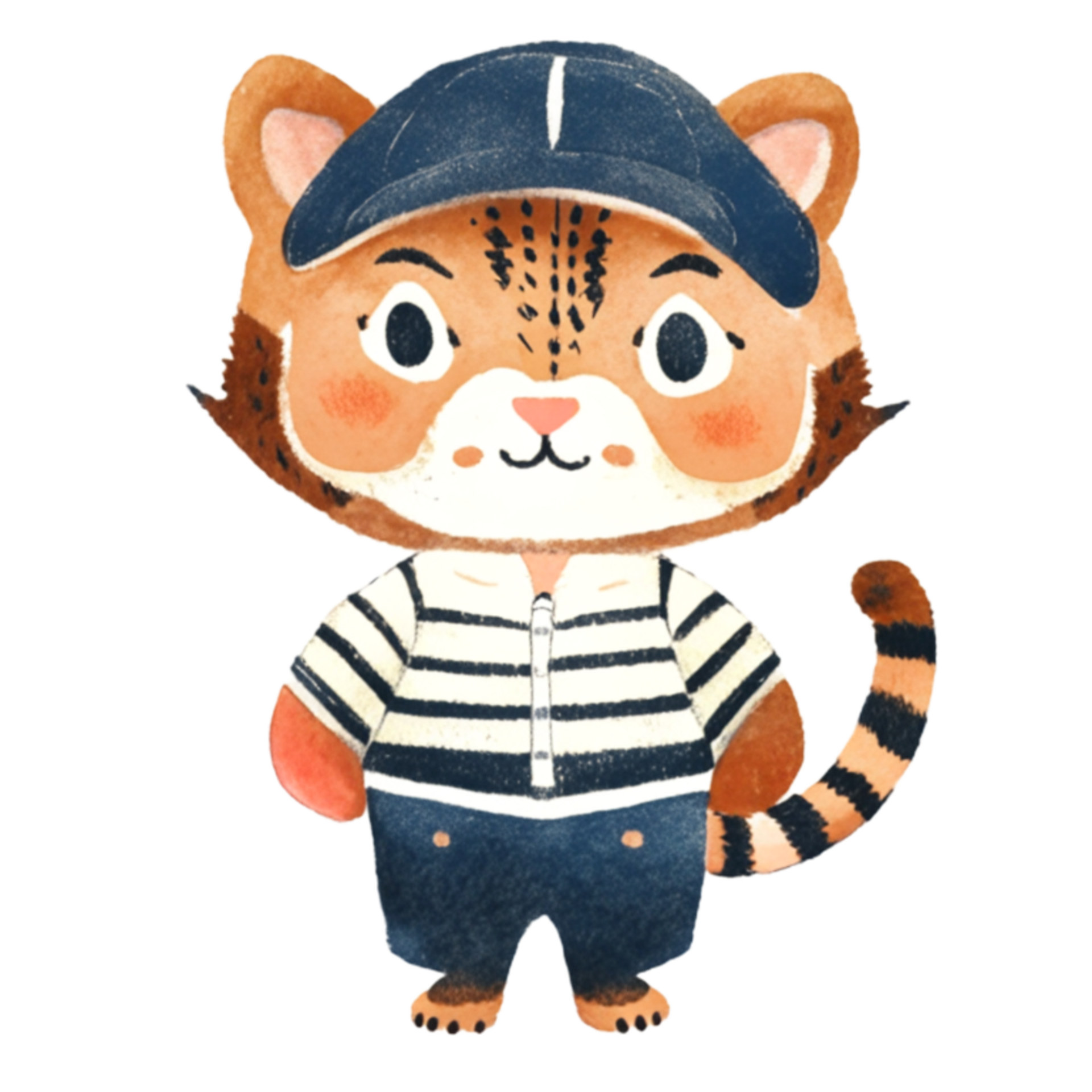 Tiger Baseball UniForm AI Generative 33210419 PNG