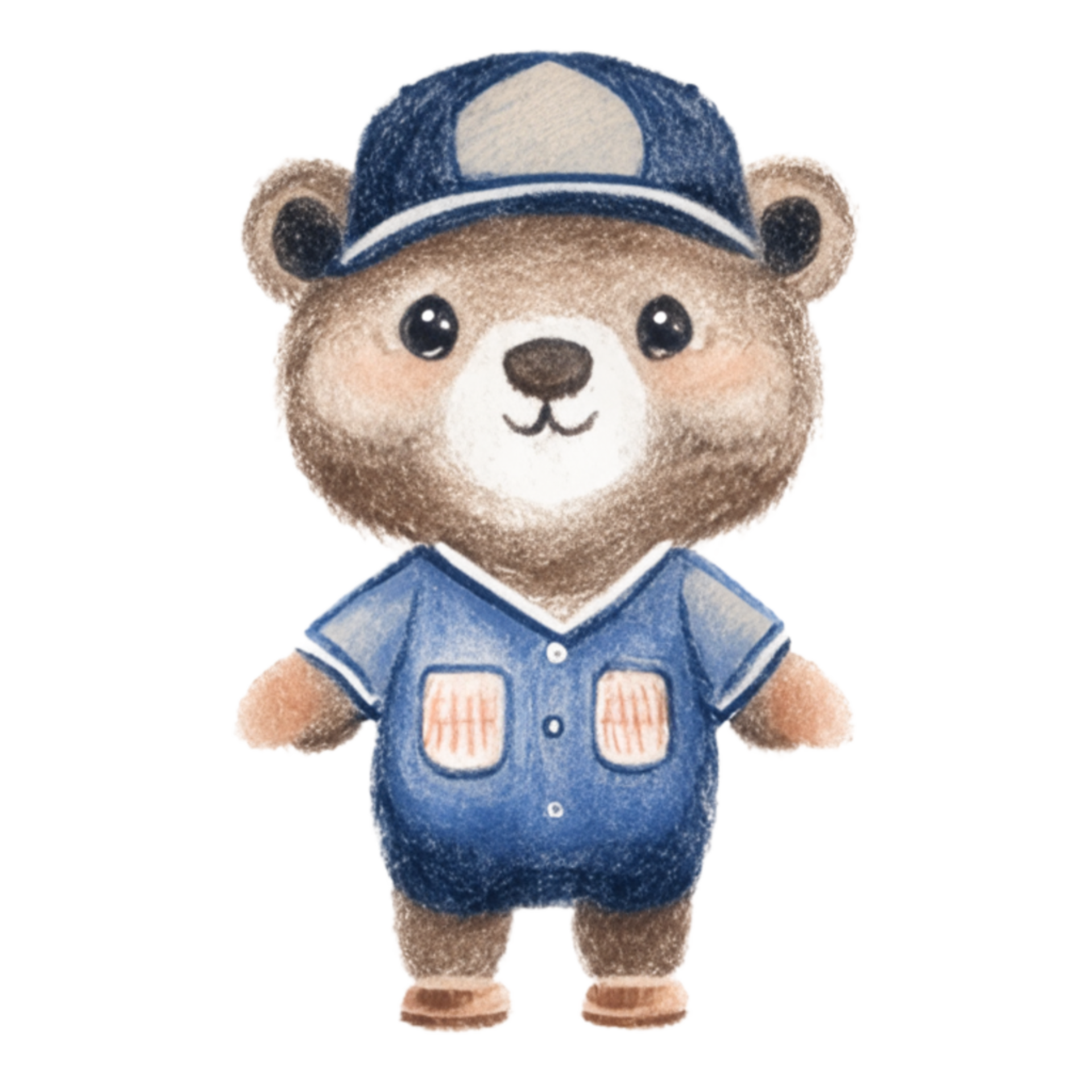 Bear Baseball Uniform AI Generative 33210615 PNG