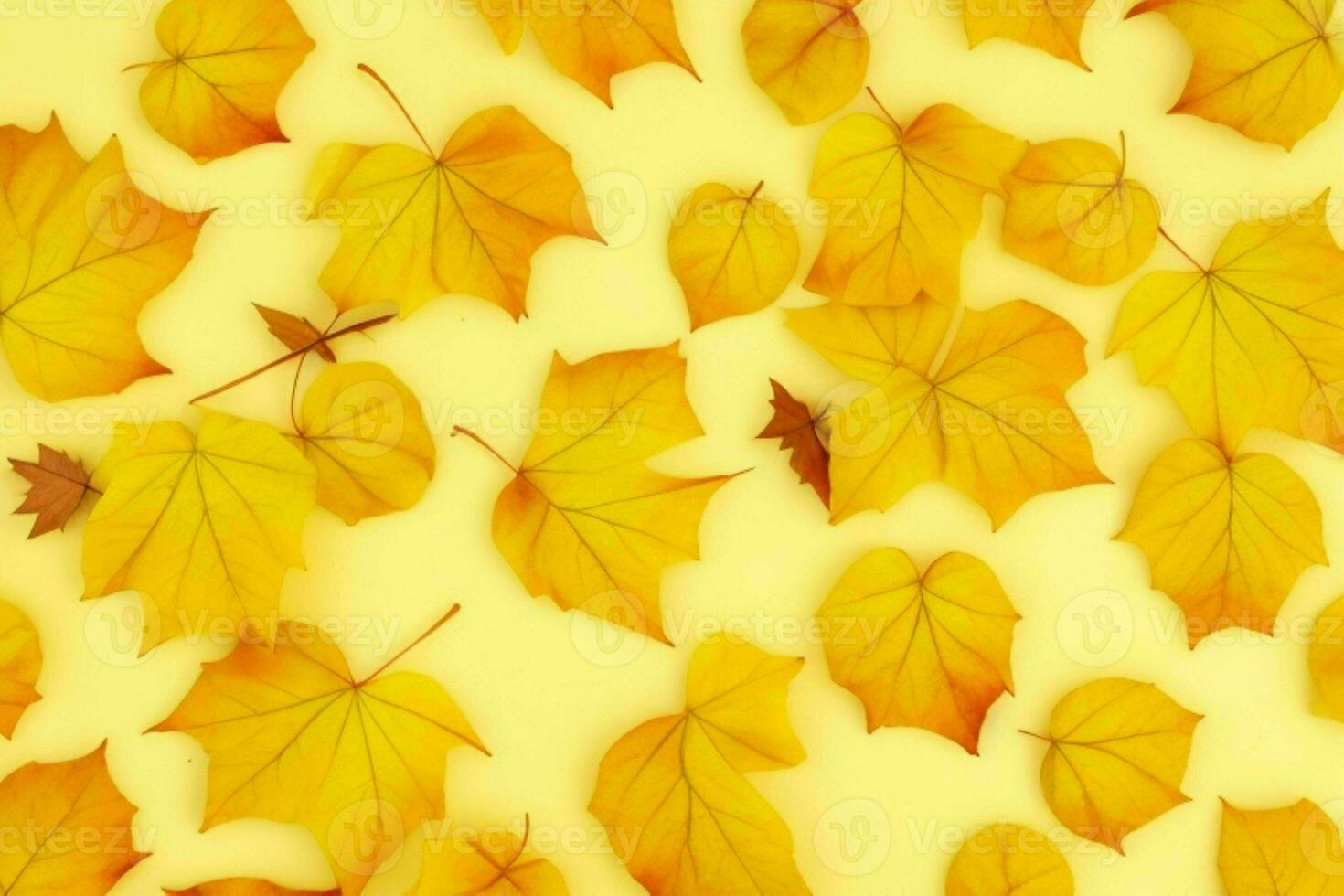 Autumn background with colored leaves. AI Generative Pro Photo