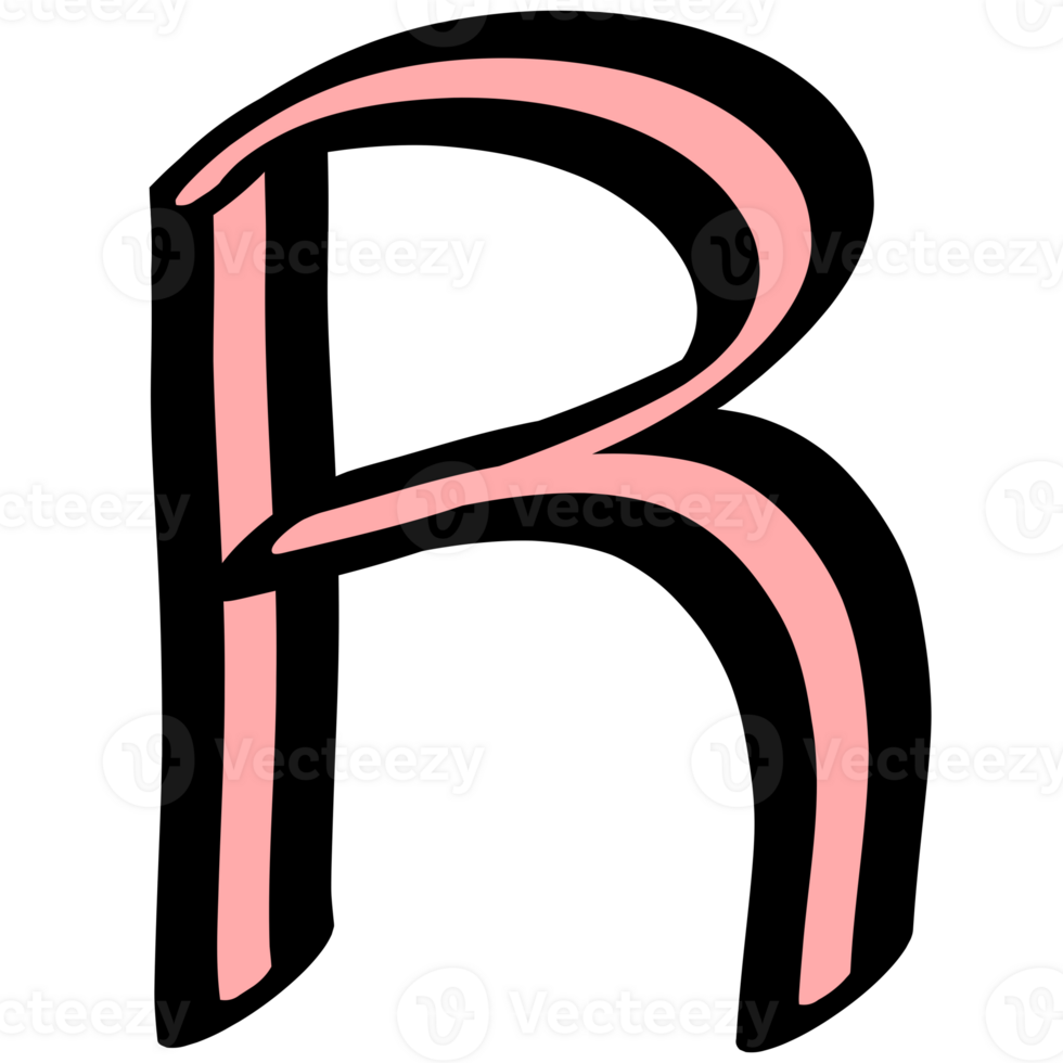 handwritten pink english letters png