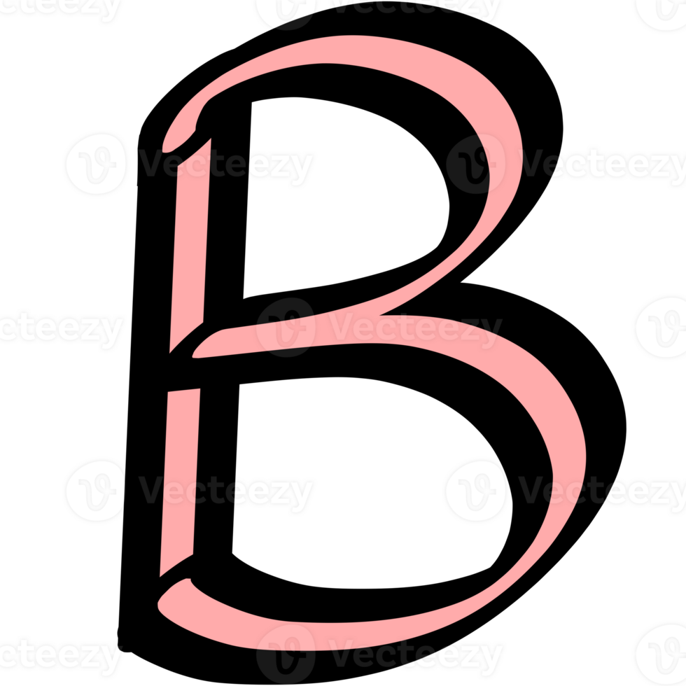 handwritten pink english letters png